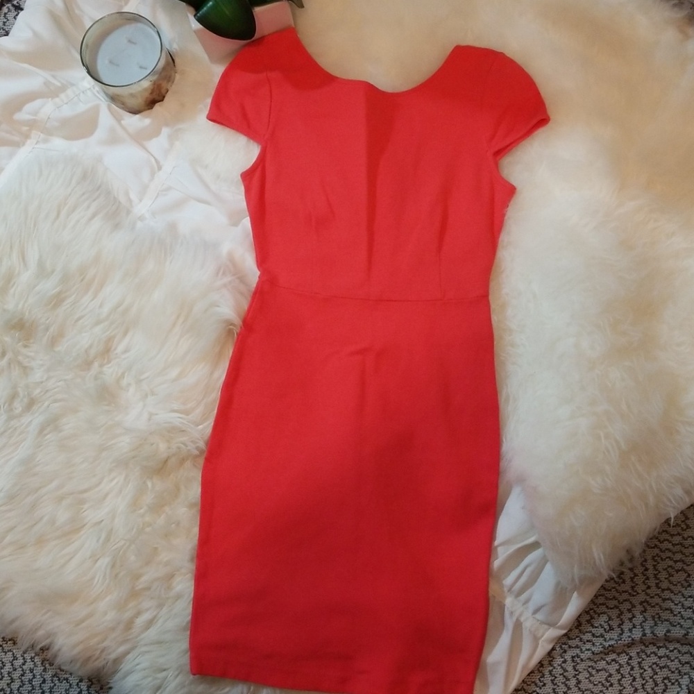 Bright Orange Dress